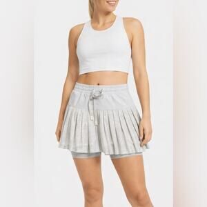 JoyLab Activewear Pleated Skort with Built-In Shorts|Athletic Tennis Golf SizeXS